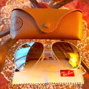 Authentic Ray-Ban Aviator Gradient Sunglasses